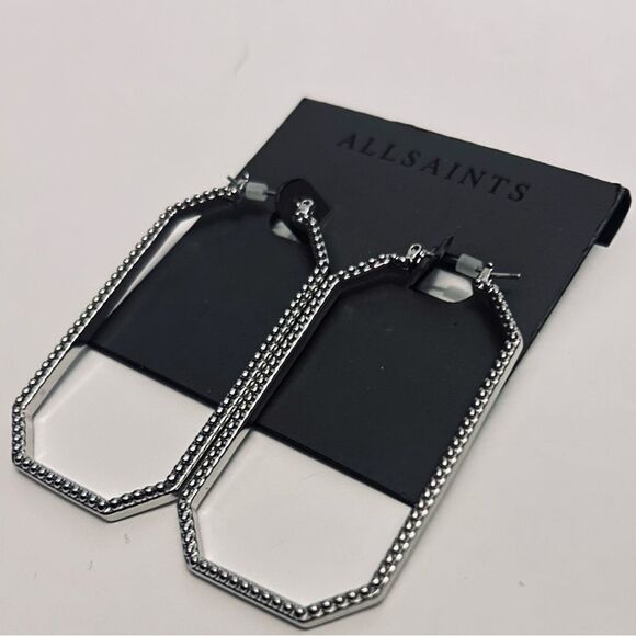 All Saints Jewelry - AllSaints Silver Geometric Earringsj
